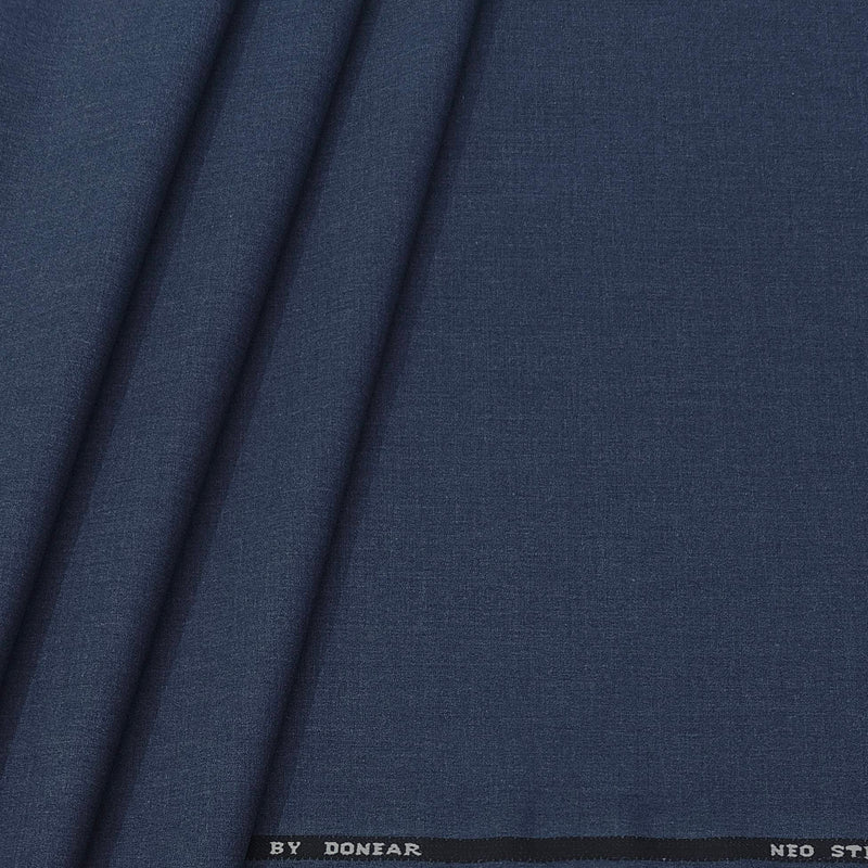 Trouser Fabric Donear 4Way Lycra Premium Worsted Colour Denim Blue