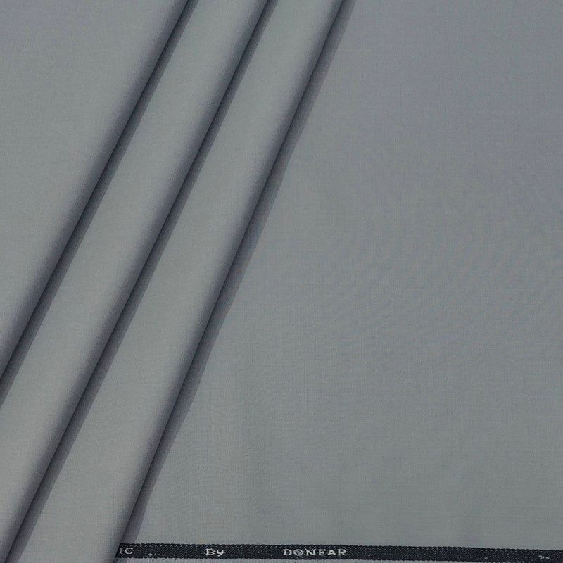 Trouser Fabric Donear 4Way Lycra Premium Plain Colour Silver Blue