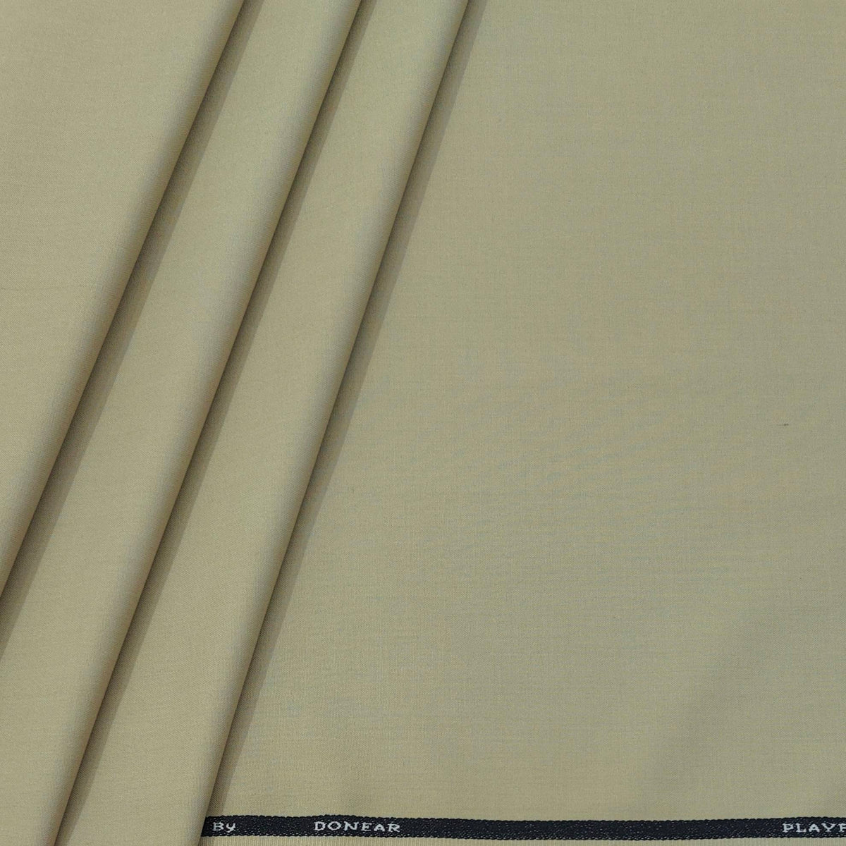 Trouser Fabric Donear 4Way Stretchable Premium Plain Colour Light Brown