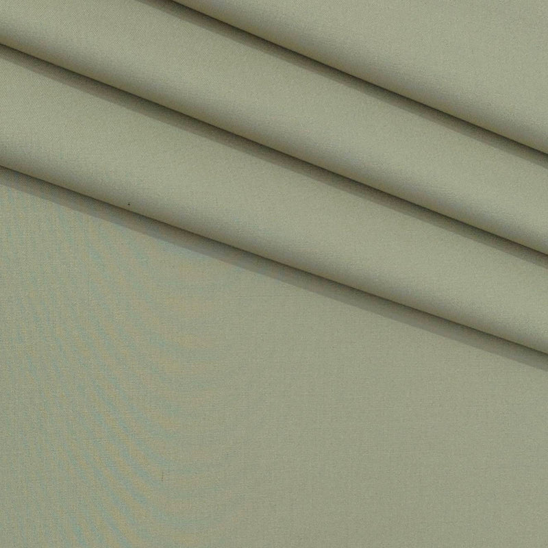 Trouser Fabric Donear 4Way Lycra Premium Plain Colour Greenish Brown