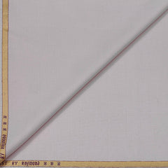 Trouser Fabric Raymond Poly Viscose Self Mild Check Colour Pastel Pink