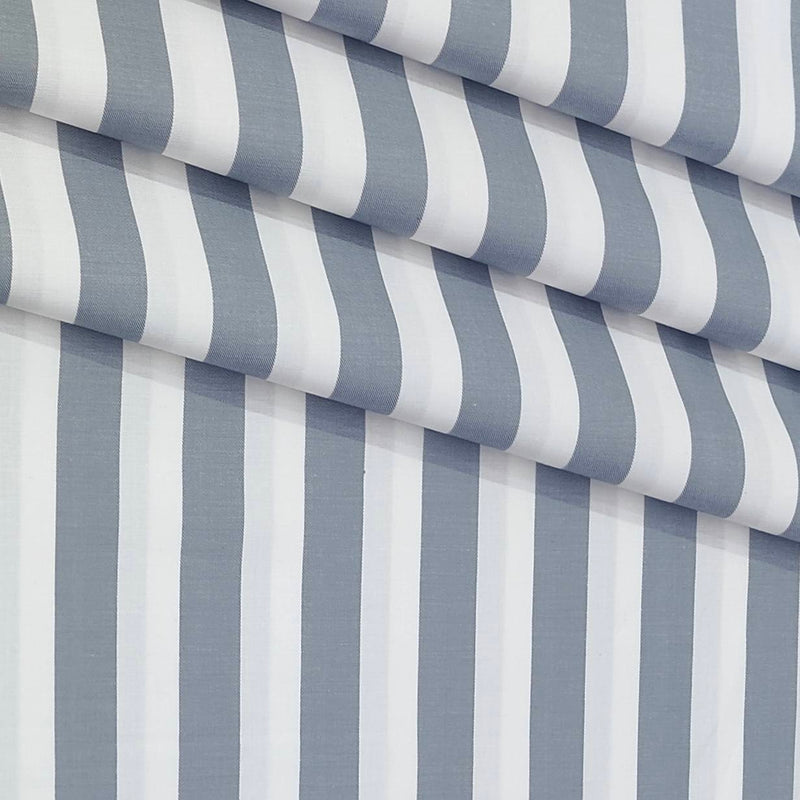 Shirt Fabric Grasim 100% Cotton Patta Lining Colour Grey N White