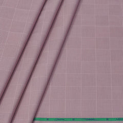 Shirt Fabric Grasim 100% Cotton Broad Check With Textured Colour Mauve Rose