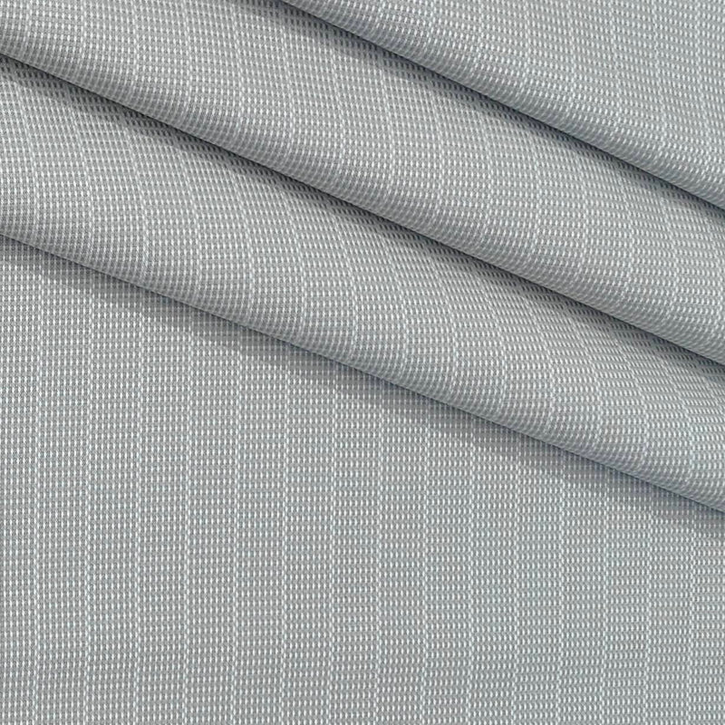 Shirt Fabric Grasim 100% Cotton Lining With Dobby Colour Greyish Silver