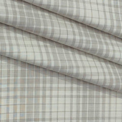 Shirt Fabric Grasim 100% Cotton Mix Check Colour Dusty Brown