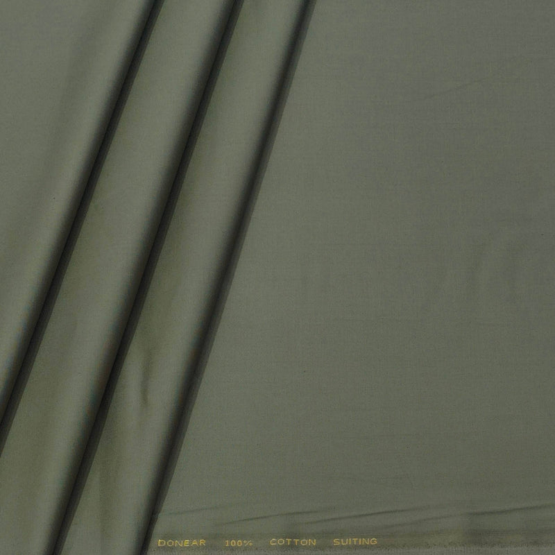 Trouser Fabric Donear Pure Cotton Plain Colour Light Sage Green