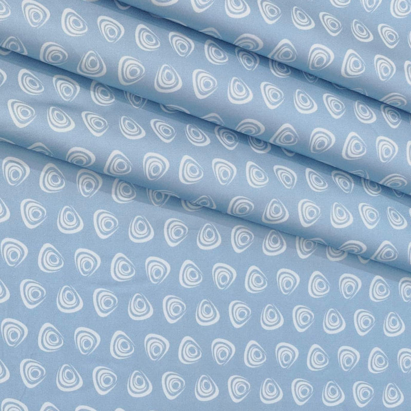 Shirt Fabric Donear Premium Giza Cotton Digital Print Colour Water Blue