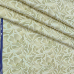 Shirt Fabric Donear Premium Giza Cotton Digital Print Colour Butter Cream