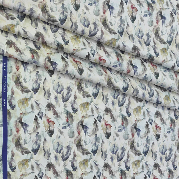 Shirt Fabric Donear Premium Giza Cotton Digital Print Colour Multicolour