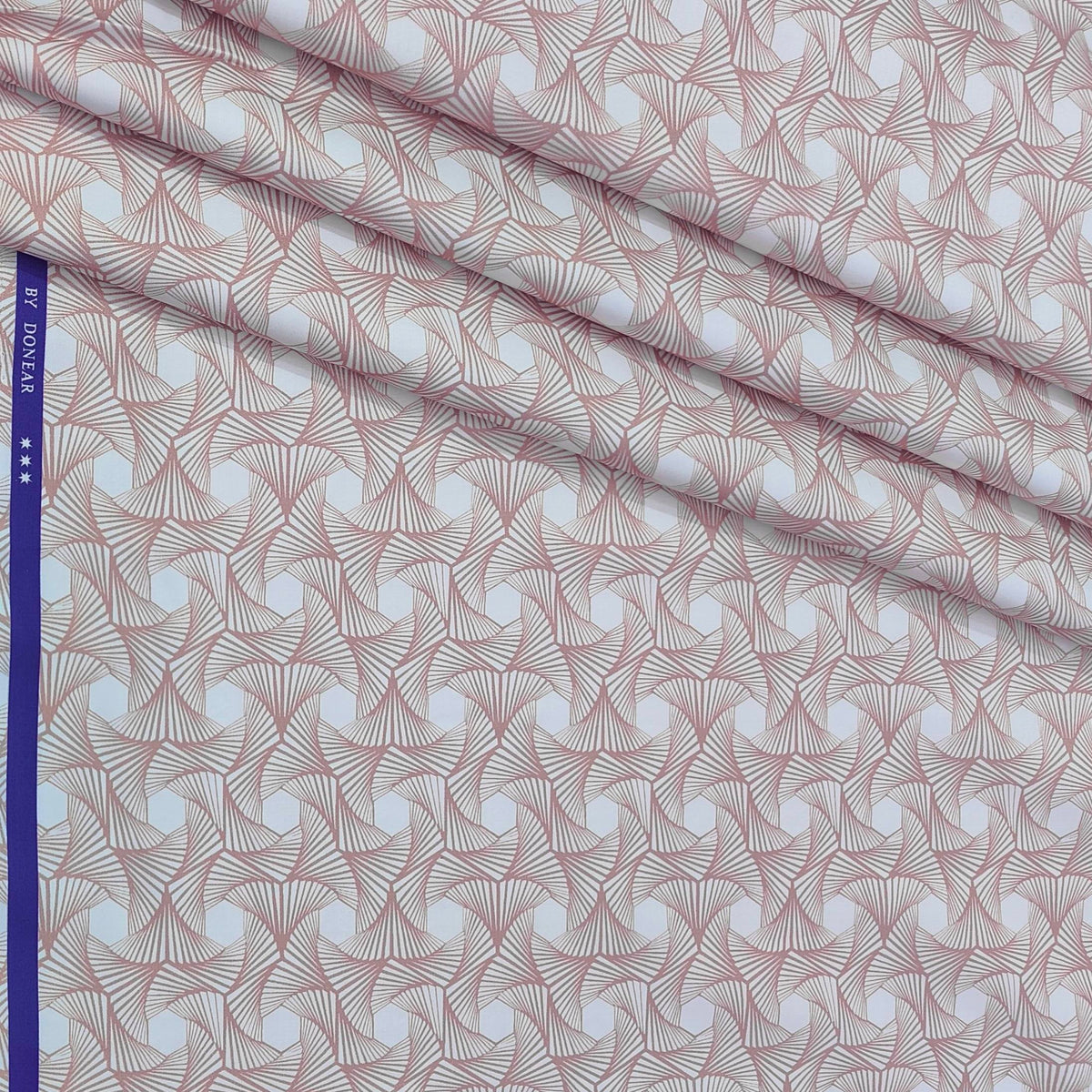 Shirt Fabric Donear Premium Giza Cotton Digital Print Colour Dusty Pink