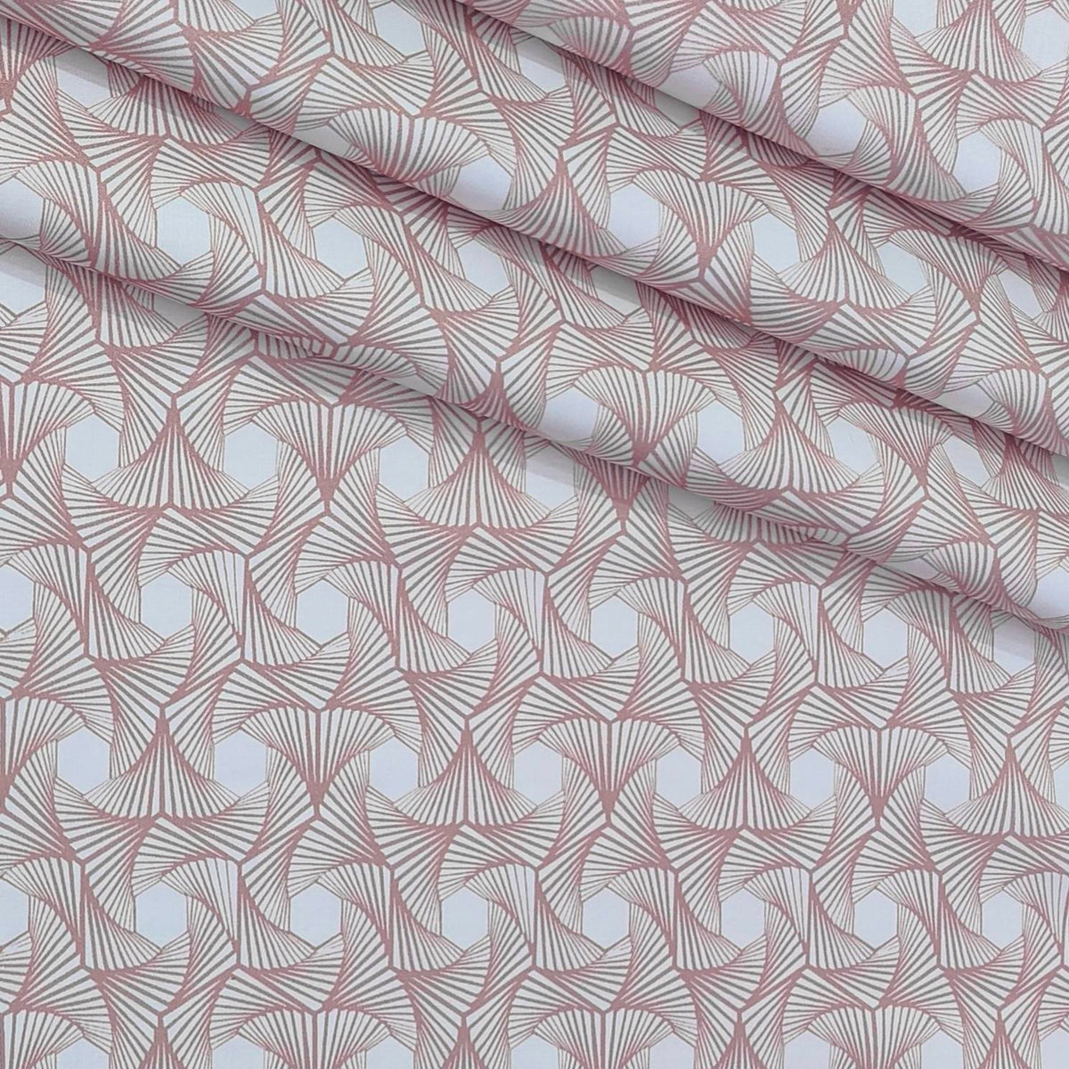 Shirt Fabric Donear Premium Giza Cotton Digital Print Colour Dusty Pink