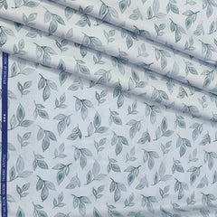 Shirt Fabric Donear Premium Giza Cotton Digital Print Colour Light Green