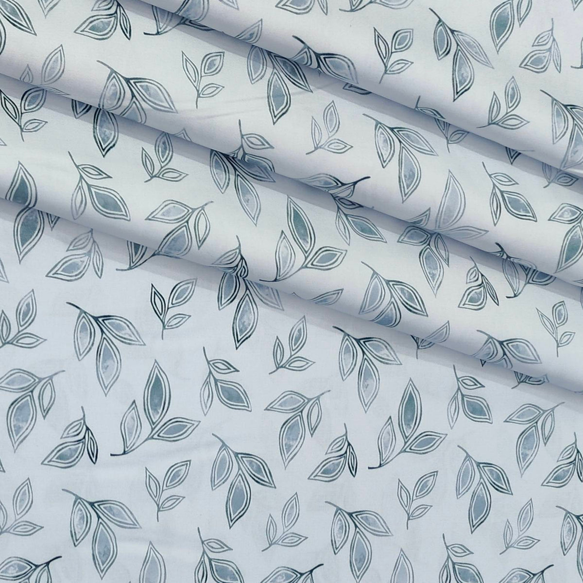 Shirt Fabric Donear Premium Giza Cotton Digital Print Colour Light Green