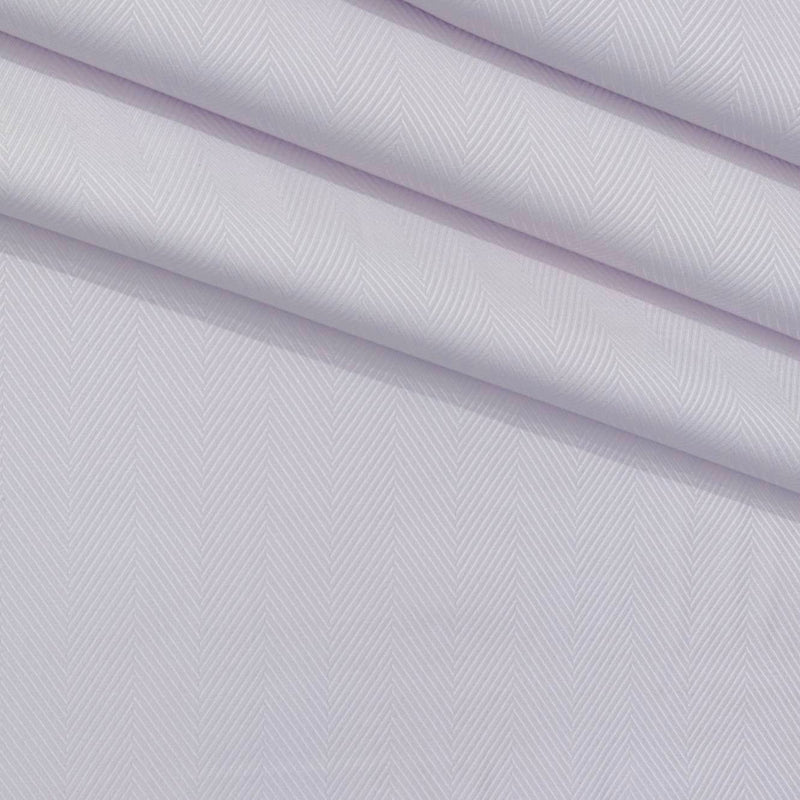 Shirt Fabric Soktas Finest 80s Giza Cotton Herringbone Colour Faded Lavender