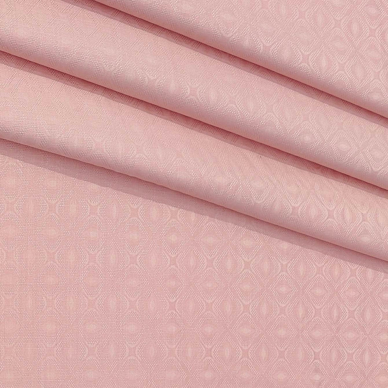 Shirt Fabric Soktas Finest 80s Giza Cotton Jacquard Colour Candy Pink