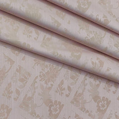 Shirt Fabric Soktas Finest 80s Giza Cotton Jacquard Colour Dull Brown N Dusty Rose Pink