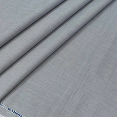Shirt Fabric Raymond Fill a Fill 100% cotton Plain Colour Grey