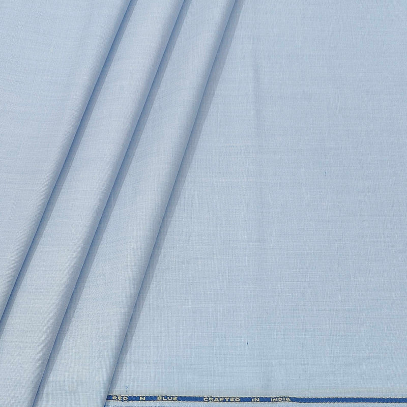 Shirt Fabric ManTire wrinkle Free PC Plain Fill a Fill Colour Light Blue
