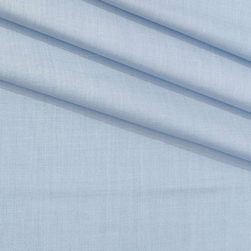 Shirt Fabric ManTire wrinkle Free PC Plain Fill a Fill Colour Light Blue