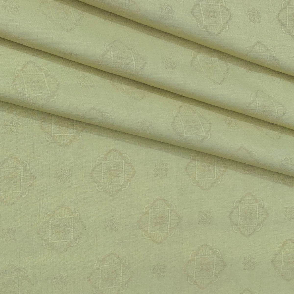 Shirt Fabric Soktas Finest 80s Giza Cotton Jacquard Colour Brownish Green