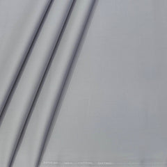 Trouser Fabric Donear Pure Cotton Plain Colour Light Silver