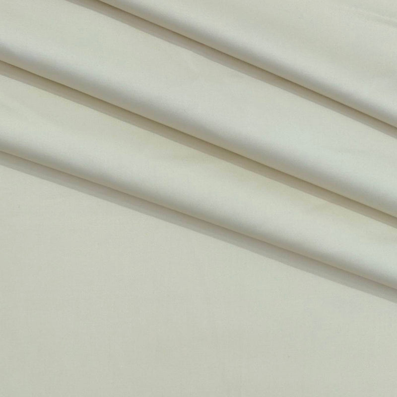 Trouser Fabric Donear Pure Cotton Plain Colour Beige Cream