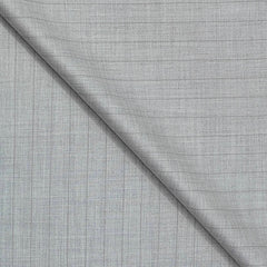 Trouser Fabric Raymond Poly Viscose Broad Lining Colour Silver Grey