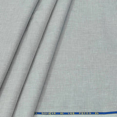 Trouser Fabric Donear Premium 44Lea 100% Linen Pin Check Colour Light Mint Green