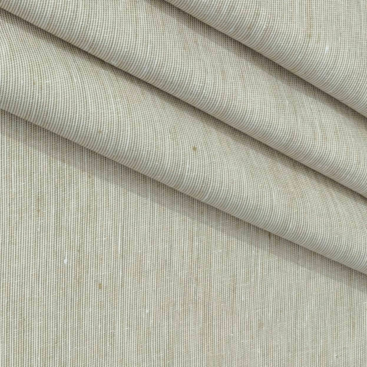 Trouser Fabric Donear Premium 60Lea×44Lea 100% Linen Pin Lining Colour Brown