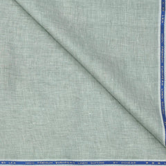 Trouser Fabric Donear Premium 60Lea×44Lea 100% Linen Slub Colour Light Green