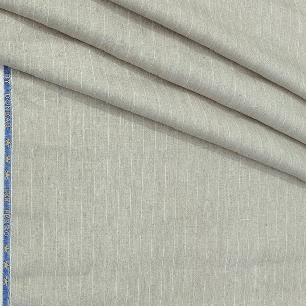 Trouser Fabric Donear Premium 60Lea×44Lea 100% Linen Broad Lining Colour Dusty Brown