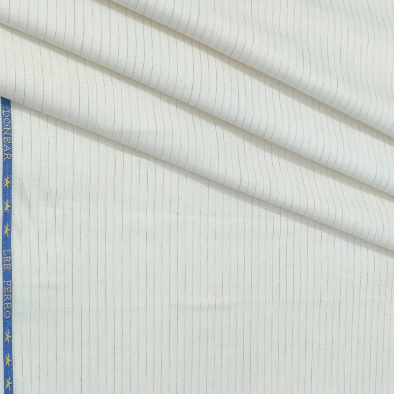 Trouser Fabric Donear Premium 60Lea×44Lea 100% Linen Lining Colour Ash Brown