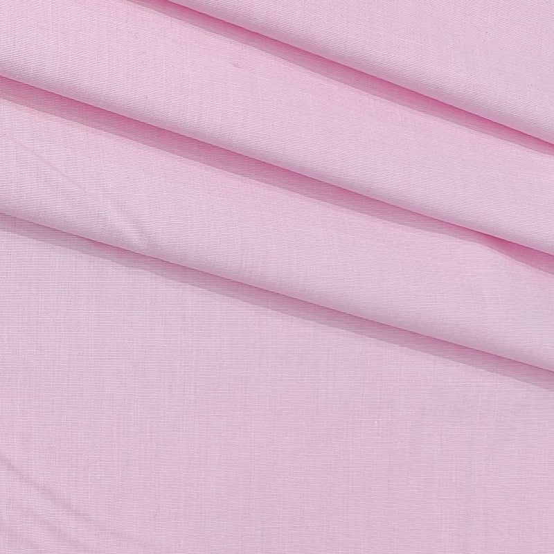 Shirt Fabric ManTire wrinkle Free PC Plain Fill a Fill Colour Pink