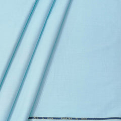 Shirt Fabric ManTire wrinkle Free PC Plain Fill a Fill Colour Columbia Blue