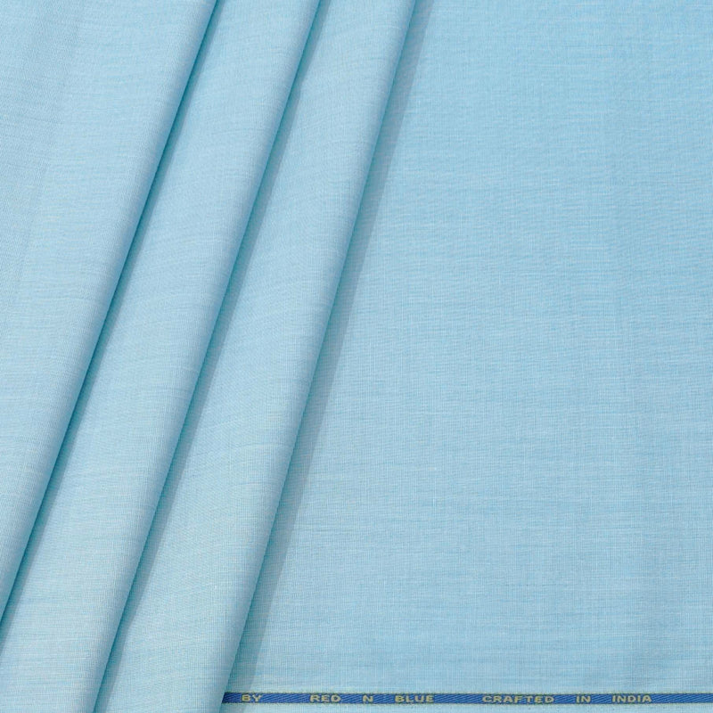 Shirt Fabric ManTire wrinkle Free PC Plain Fill a Fill Colour Very Light Blue