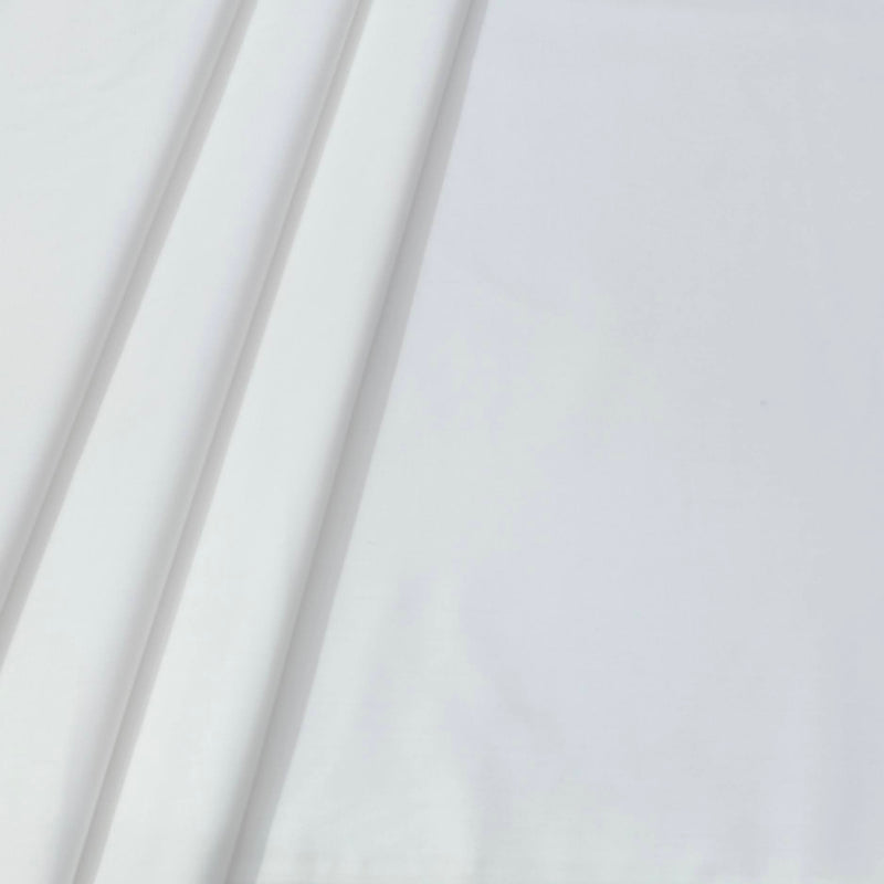 Shirt Fabric Ruby Thick Poly Cotton Plain White