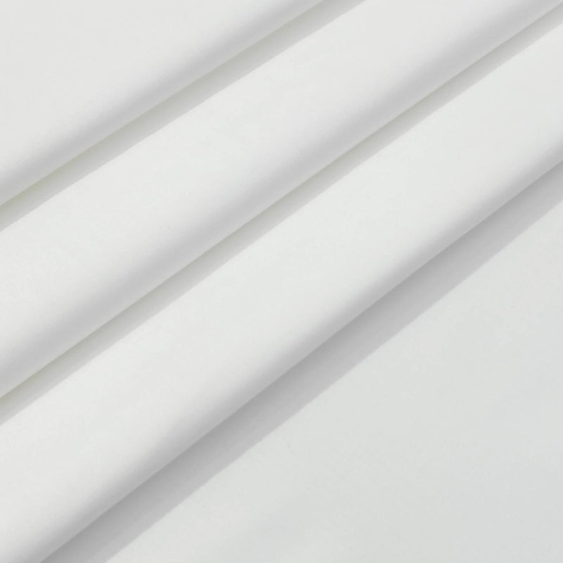 Shirt Fabric Ruby Thick Poly Cotton Plain White