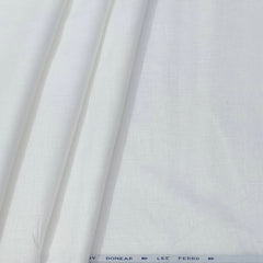 Shirt Fabric Donear 125Lea × 125 Lea 100%Linen Slub Colour White