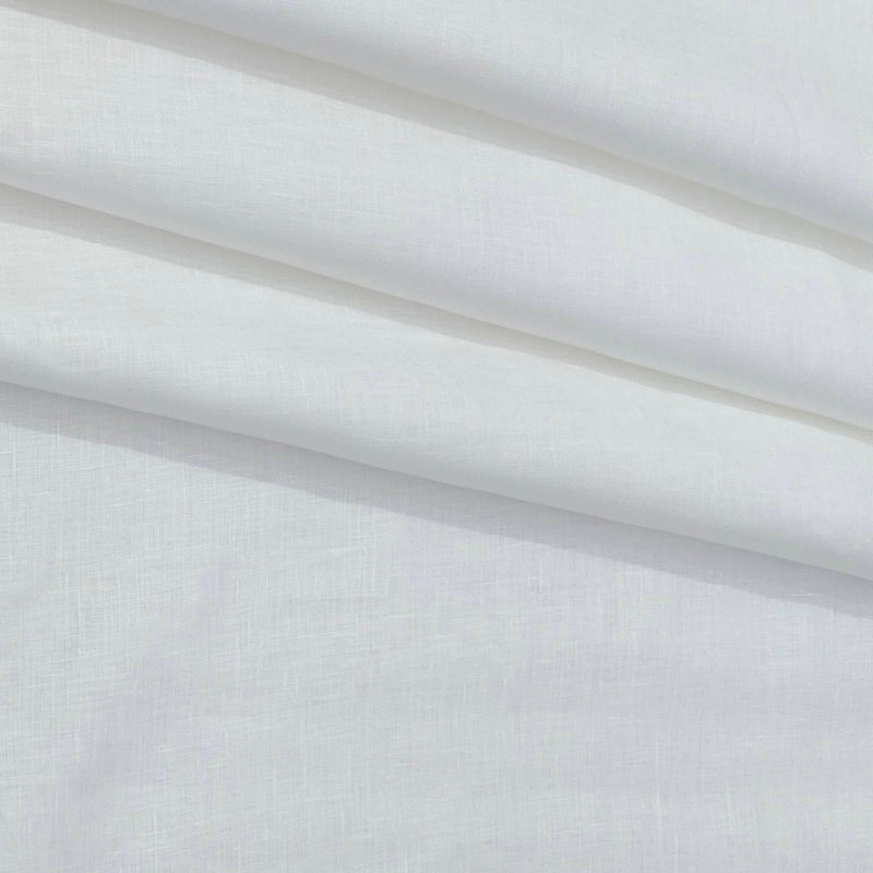 Shirt Fabric Donear 125Lea × 125 Lea 100%Linen Slub Colour White