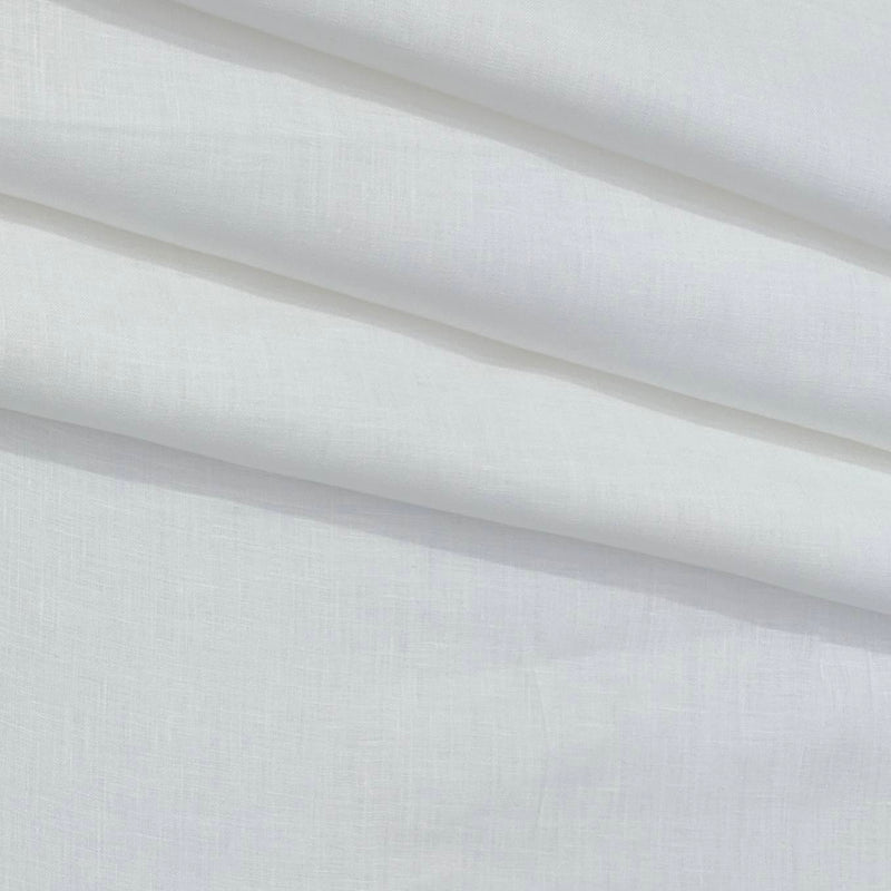 Shirt Fabric Donear 100 Lea × 100 Lea 100%Linen Slub Colour White