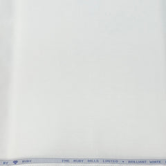 Pajama Fabric Ruby Stiff Finish Pure Cotton Plain White