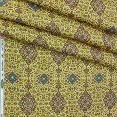 Kurta Pajama N Koti Fabric Set Colour Yellow Golden