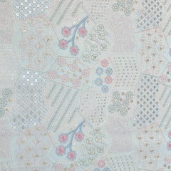 Koti (Nehru Jacket) Fabric ManTire Designer Silk Embroidery Colour Blue,Green N Pink