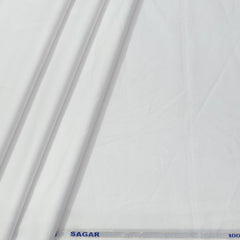 Kurta Pajama Fabric ManTire 100% Cotton Premium Plain Color White