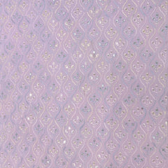 Kurta Fabric ManTire Designer Silk Embroidery Colour Lavender