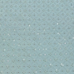 Kurta Fabric ManTire Designer Silk Embroidery Colour Greenish Blue