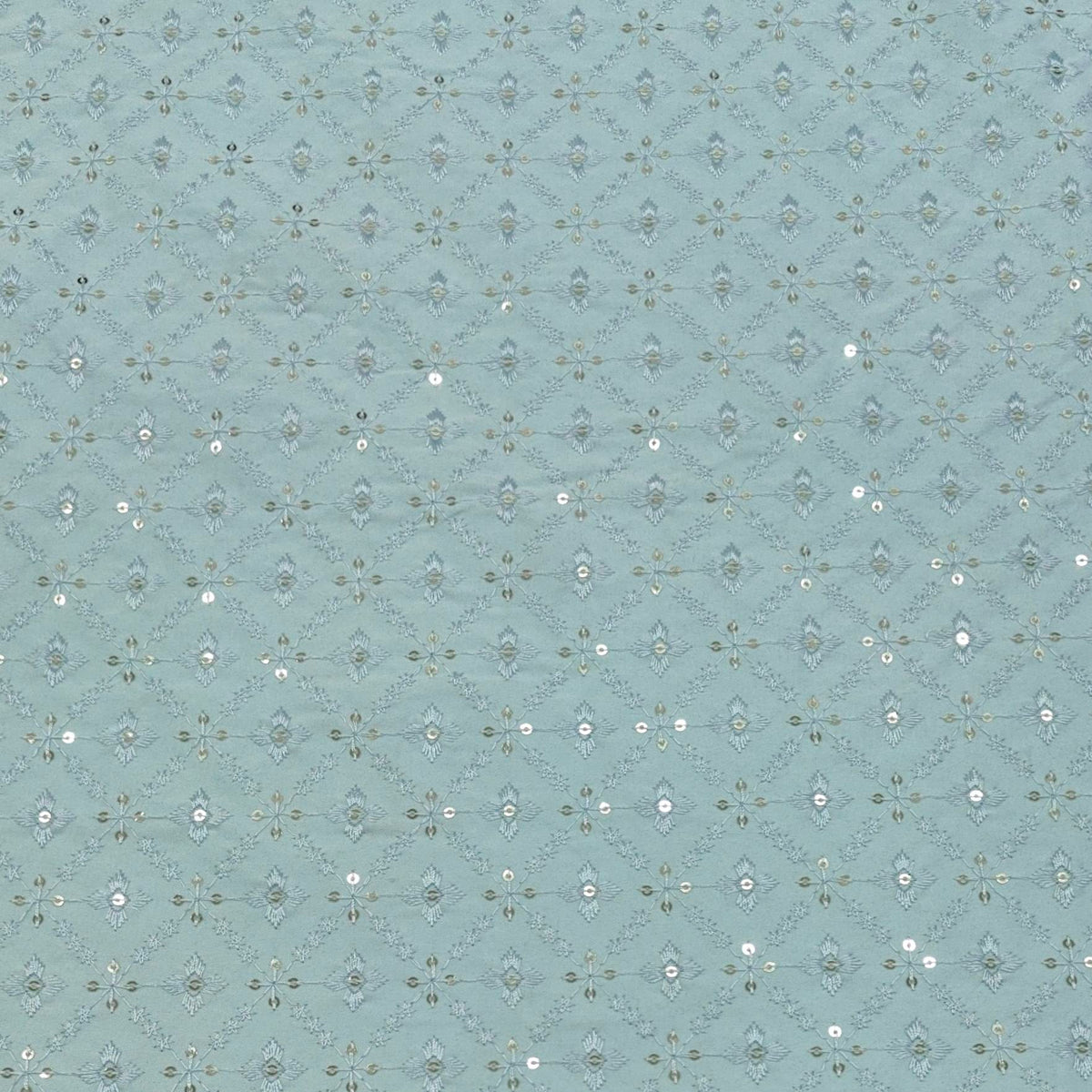 Kurta Fabric ManTire Designer Silk Embroidery Colour Greenish Blue