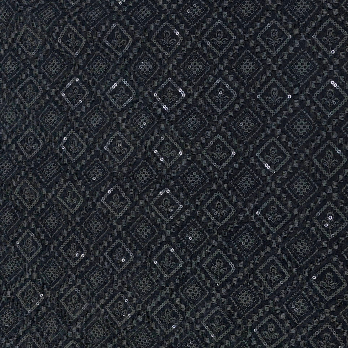 Kurta Fabric ManTire Designer Velvet Embroidery Colour Dark Grey