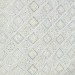 Kurta Fabric ManTire Designer Silk Embroidery Colour White