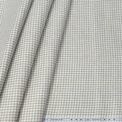 Trouser Fabric Donear Premium 60Lea  100% Linen Check Colour Brown